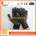 Ddsafety Venda Quente Nylon Poliéster Forro Revestido Rugas Luva De Trabalho De Látex Dnl119